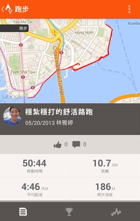 自行车路线跟踪