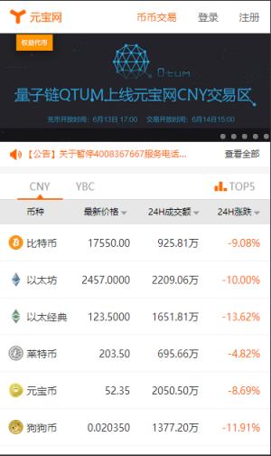 元宝网交易app软件