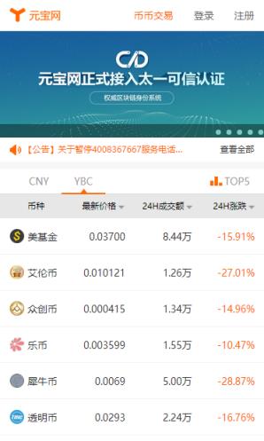 元宝网太一认证平台下载