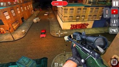 狙击手反恐射击城市猎人游戏苹果IOS版
