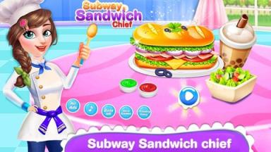 地铁三明治制作者厨师游戏免费版苹果IOS版