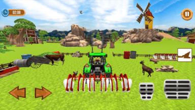 真实耕作拖拉机3D游戏苹果IOS版
