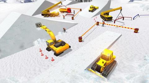 雪山挖掘机模拟器电脑版
