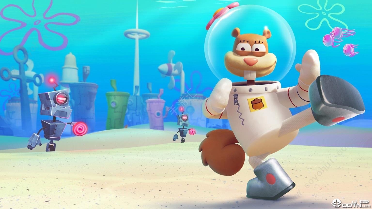 海绵宝宝争霸比基尼海滩