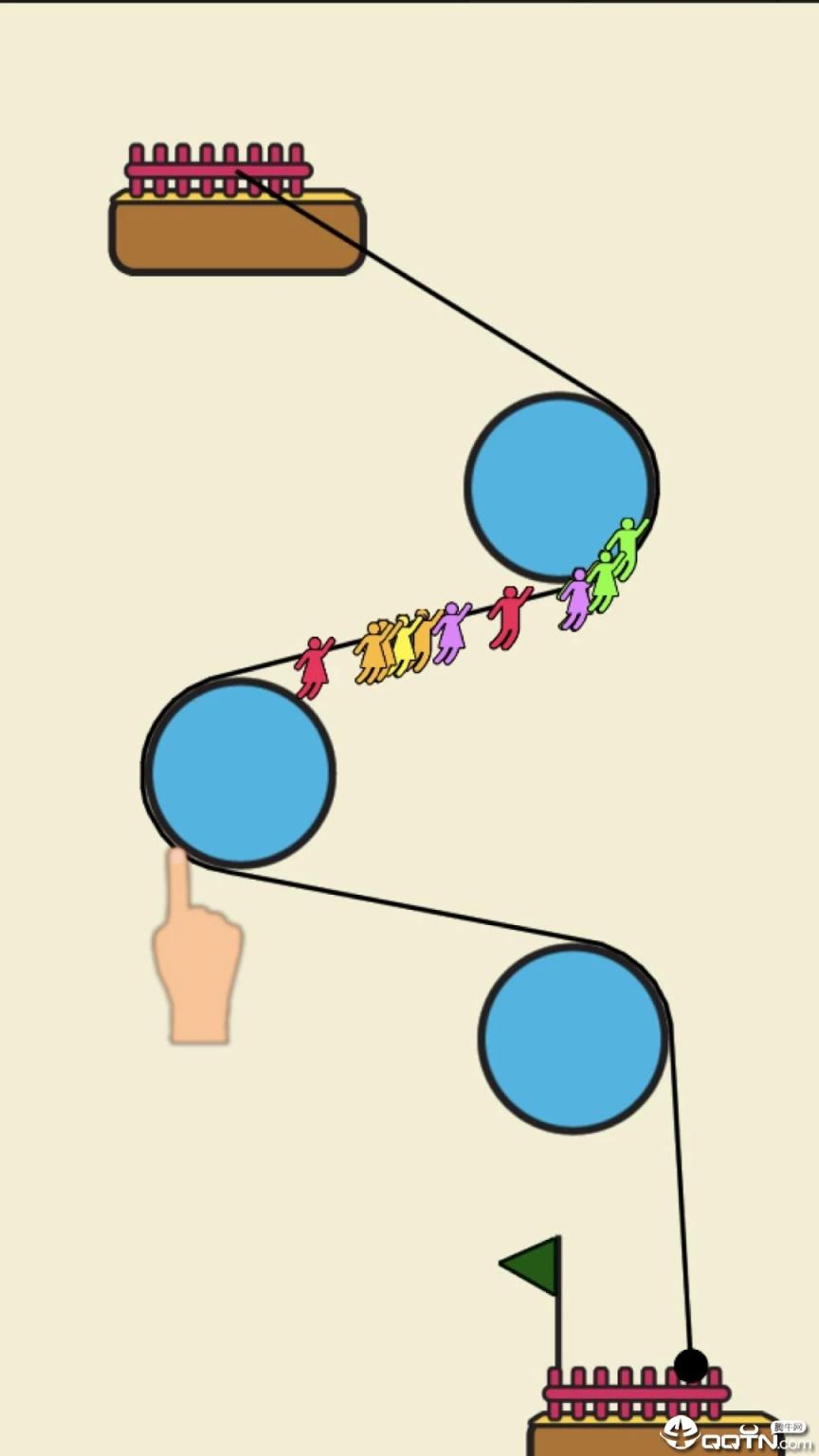 绳索救援孩子们