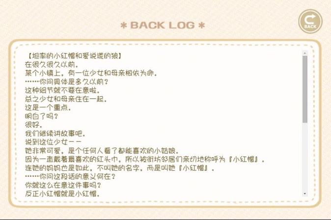 坦率的小红帽和爱说谎的狼