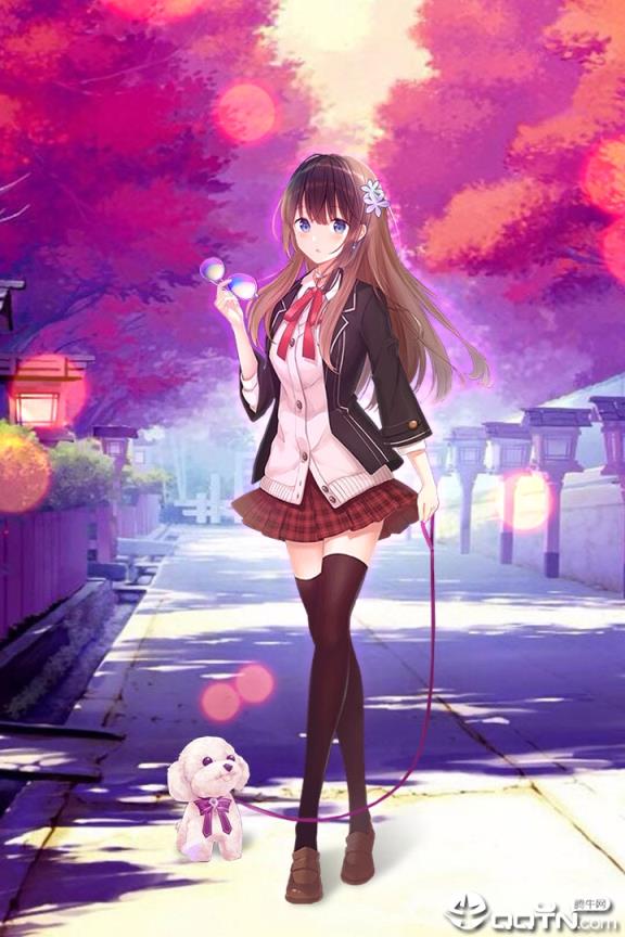 时尚女孩的装扮秀