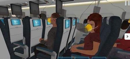 模拟飞机安全着陆