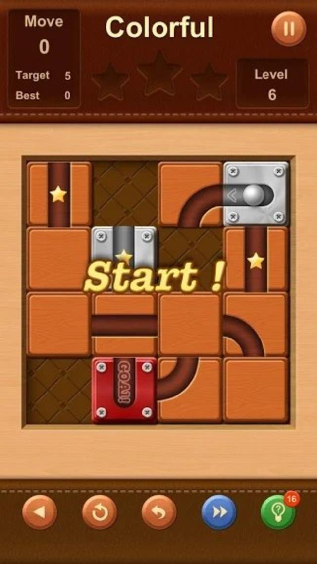 解锁球滑动拼图游戏