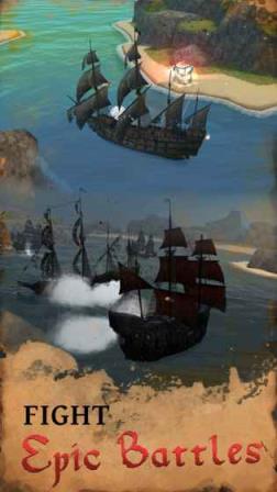 海盗战斗时代的船只手游