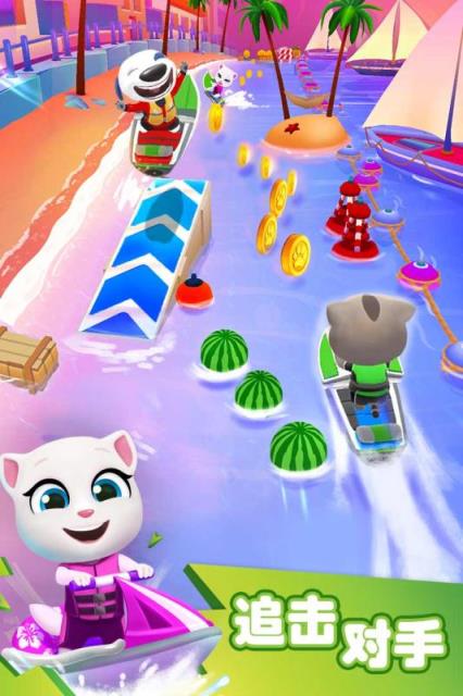 汤姆猫的摩托艇2手游