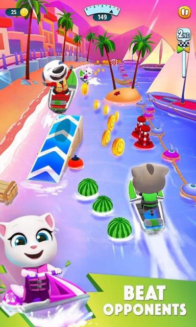 汤姆猫摩托艇2手游