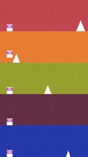 方块跳跃一个都不能死游戏