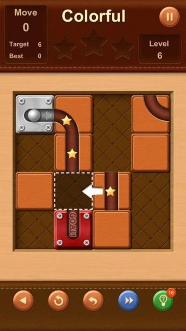 解锁球滑动拼图游戏
