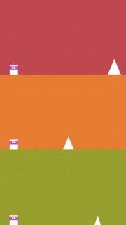 方块跳跃一个都不能死游戏