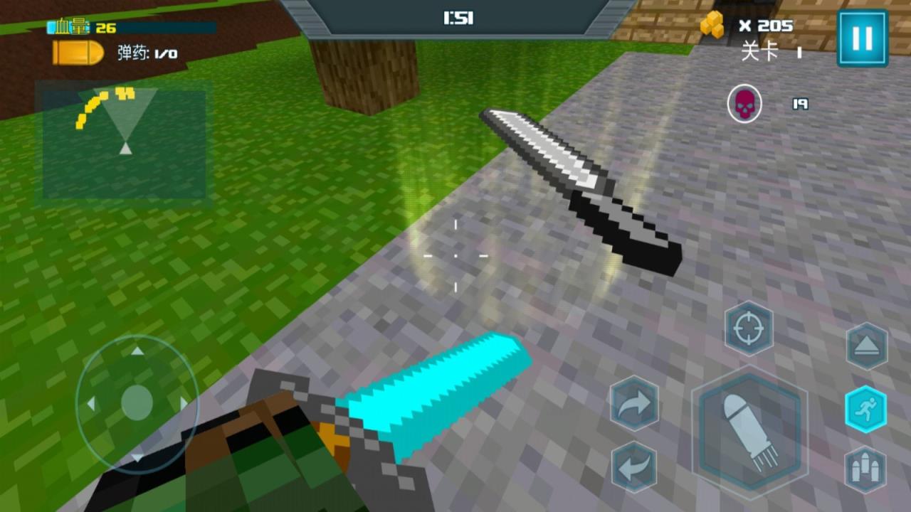 迅速躲开(像素人枪战)