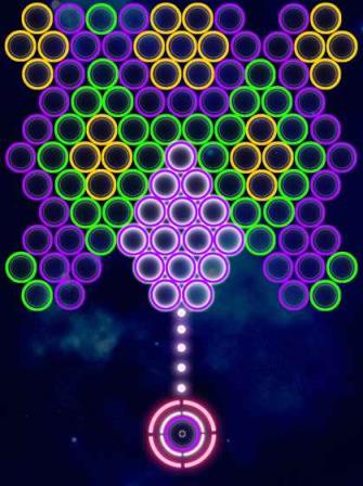 荧光霓虹泡泡游戏