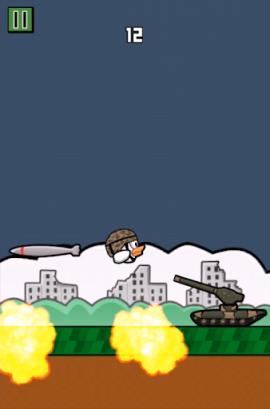 士兵鸟躲闪游戏