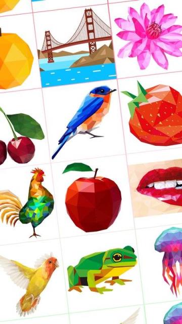 按数字填色游戏