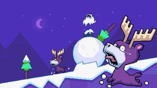 笨熊滚雪球游戏