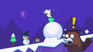 笨熊滚雪球游戏