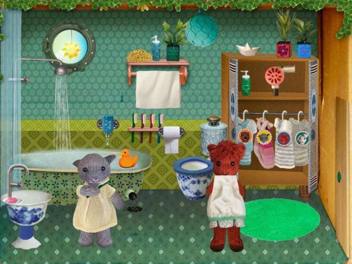 毛绒玩具屋游戏