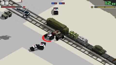 像素公路竞技场游戏