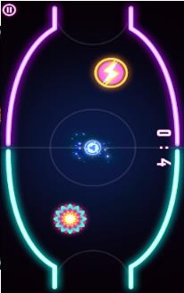 霓虹桌面曲棍球