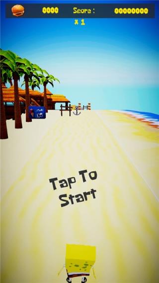 海绵宝宝海边跑酷