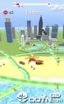 水上乐园滑梯竞速