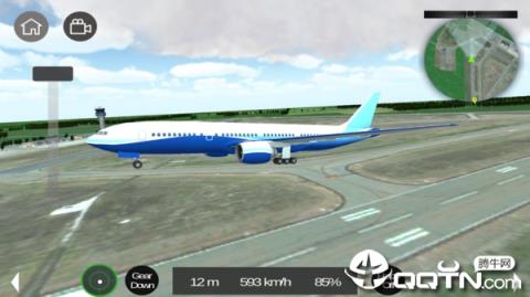 和平飞行飞机模拟