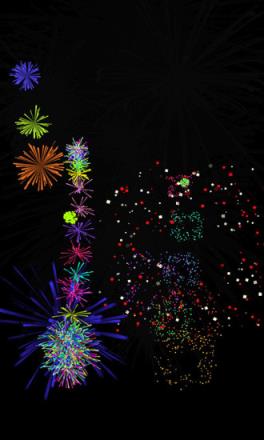 魔幻粒子极光星空