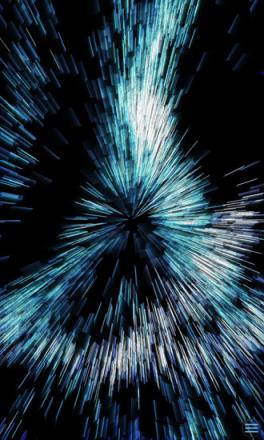 魔幻粒子极光星空