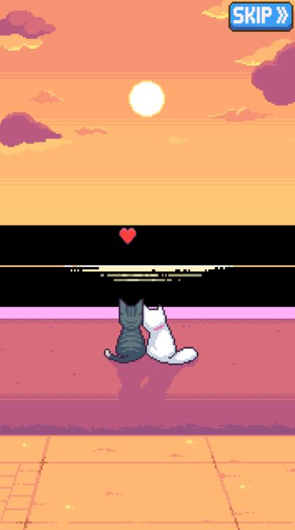 像素猫咪跳跃