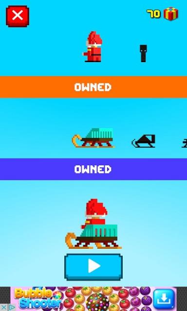 Santa像素滑雪冒险