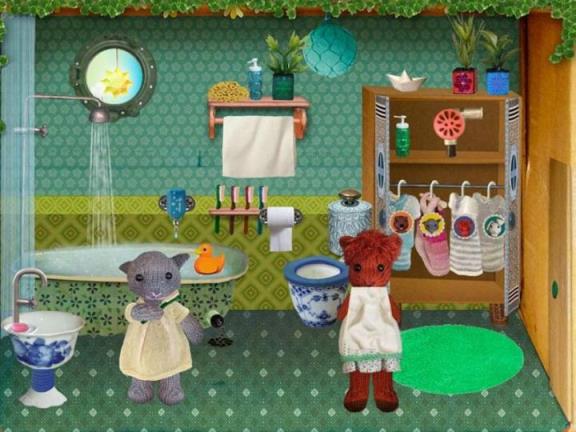 模糊的房子游戏