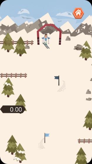 滑雪下山手游