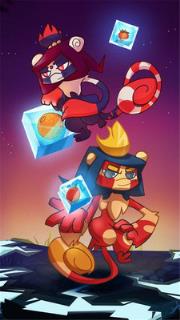 顽皮猴极冰冒险游戏