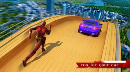 闪电侠车技表演