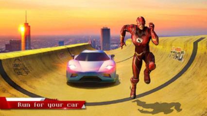 闪电侠车技表演