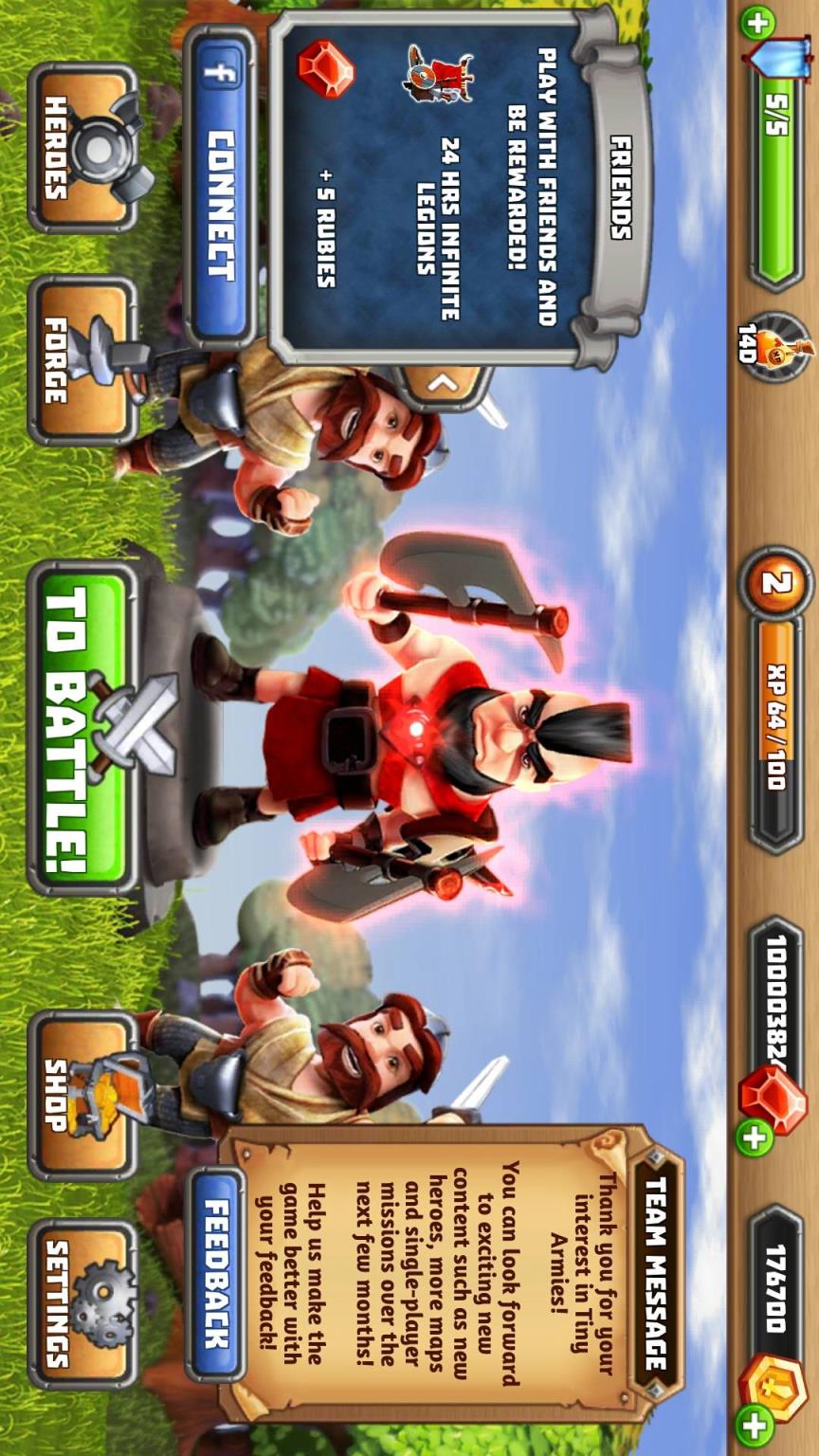 小小战斗群无限金币宝石