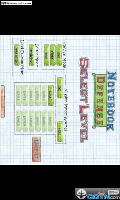 纸上塔防战争游戏