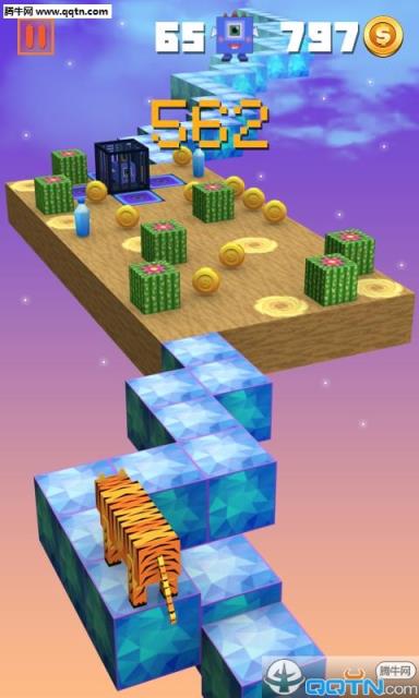 之字前行游戏Zigzag Crossing