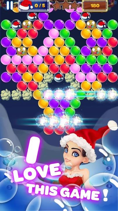 快乐女声泡泡Happy Girl Bubble