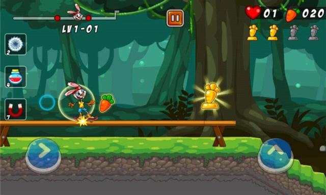 滑板小兔无限萝卜版