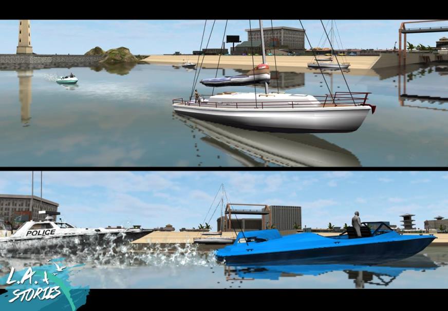 洛杉矶犯罪故事开放的世界