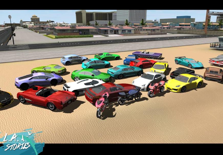 洛杉矶犯罪故事开放的世界