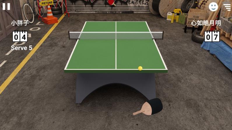 虚拟乒乓球手机游戏
