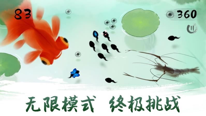墨虾探蝌
