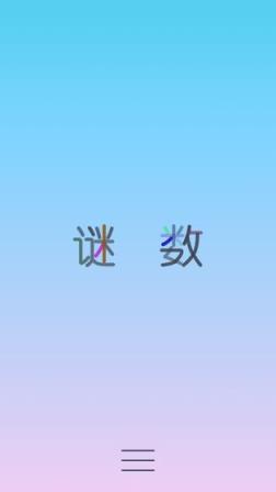 谜数
